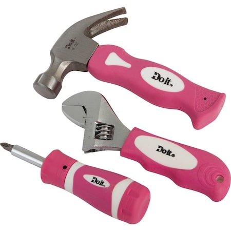 All-Source 6-in-1 Screwdriver, Wrench, Hammer Mini Tool Set 3-Piece 0795